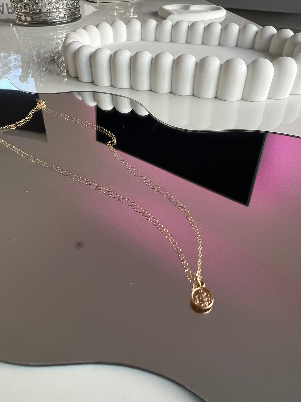 Solid 9ct Yellow Gold Necklace & Pendant Saint Christopher