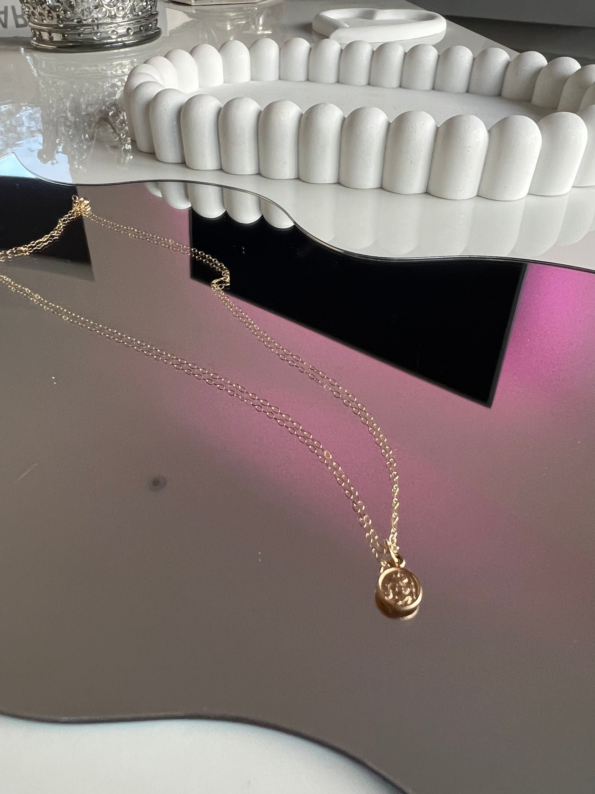 Solid 9ct Yellow Gold Necklace & Pendant Saint Christopher