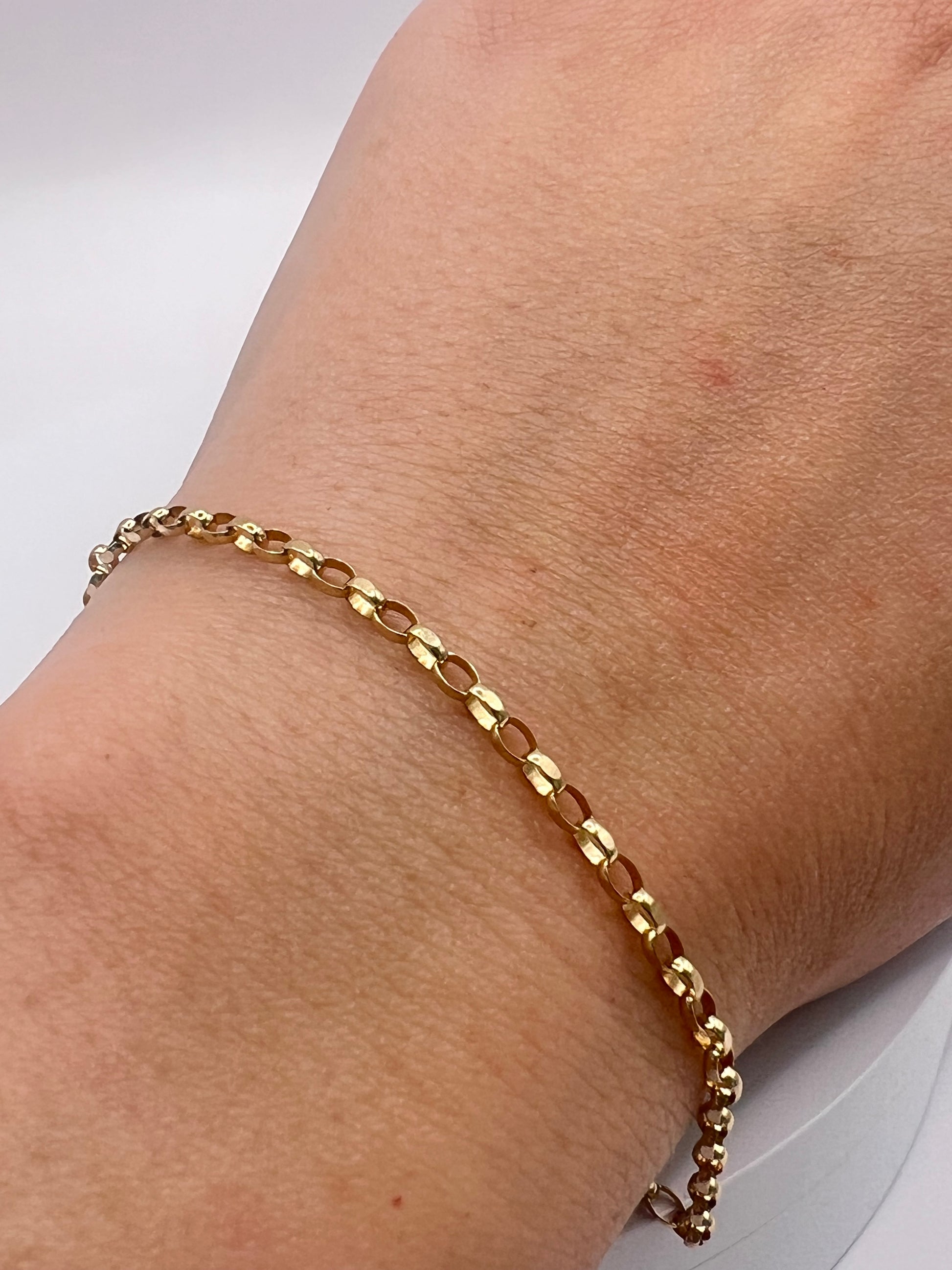 9ct Gold Round Belcher Link Chain