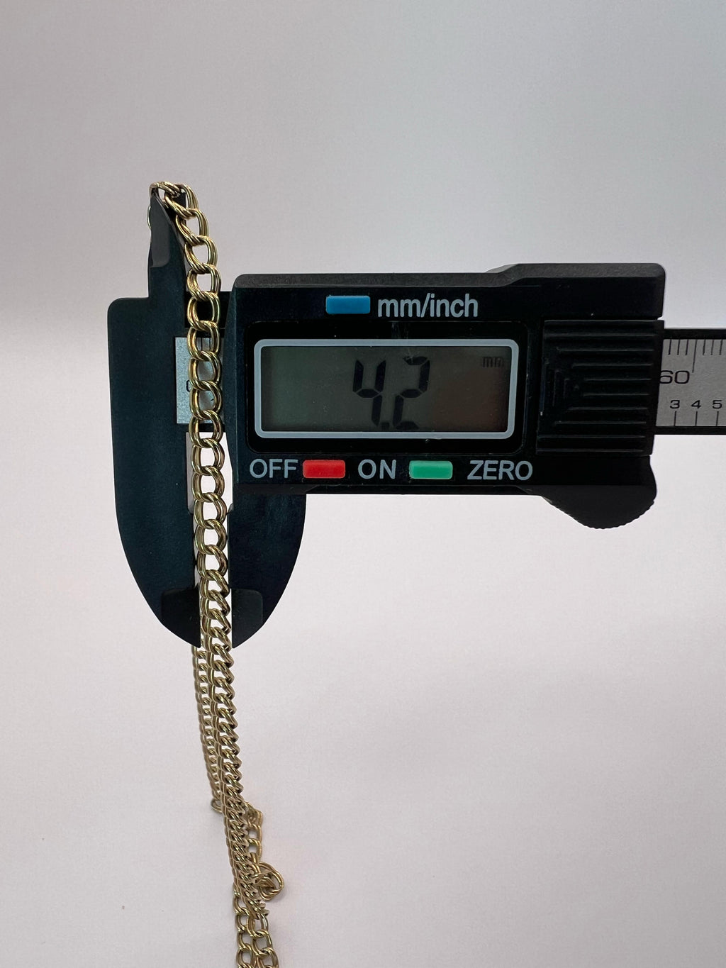 9ct Gold Double Curb Link Chain Necklace – 18" - 9.90g